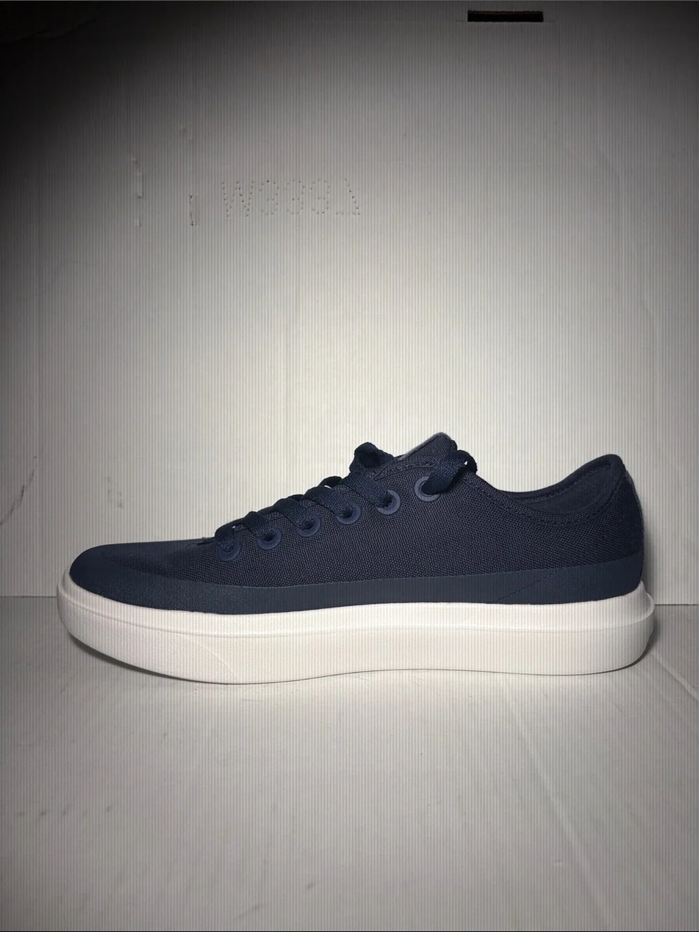 Allbirds Women’s Navy Low-Top Knit Sneakers with White Sole